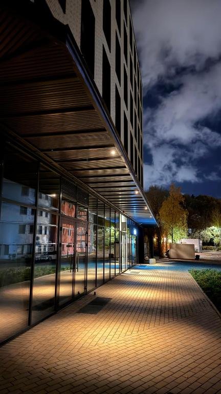 J14A Rooms & Apartments building entrance in Vilnius